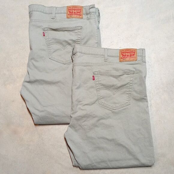 Levi's Other - Lot of 2 Levi's 502 Jeans Size 54x30 (Actual 54x28) Tapered Leg Stretch Denim